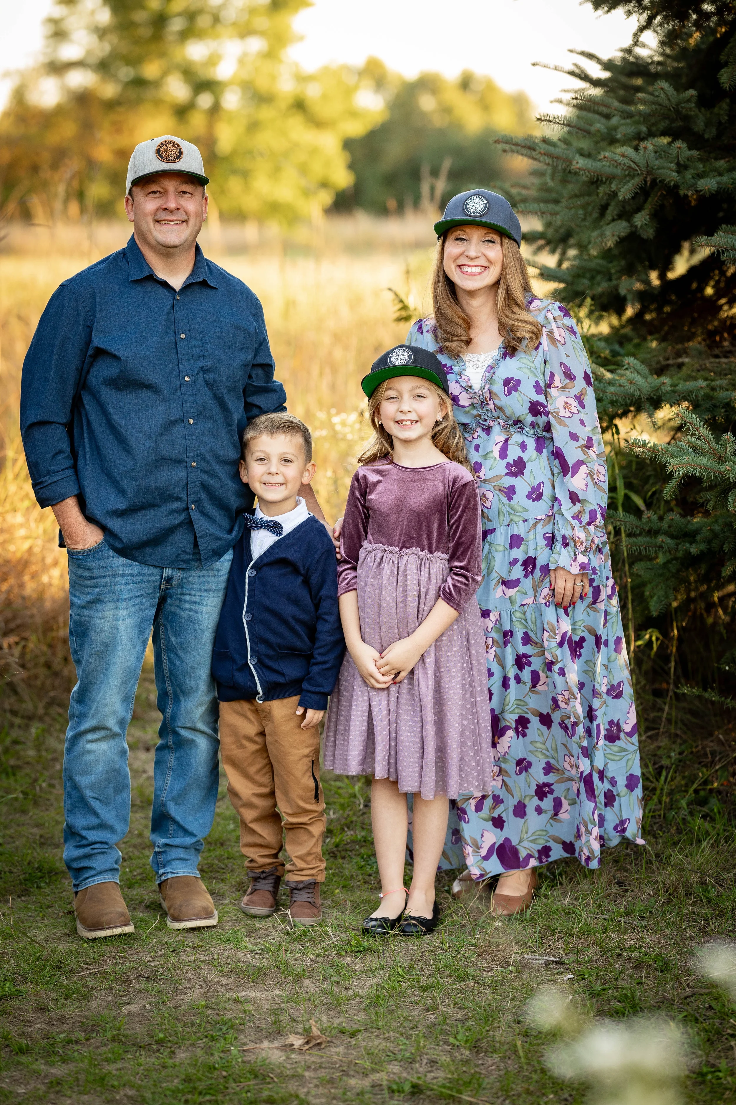 Richard Carroll, owner of RC Outdoor, with his family